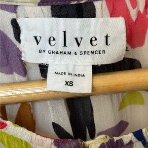 Velvet Women's Colorful Floral Blouse